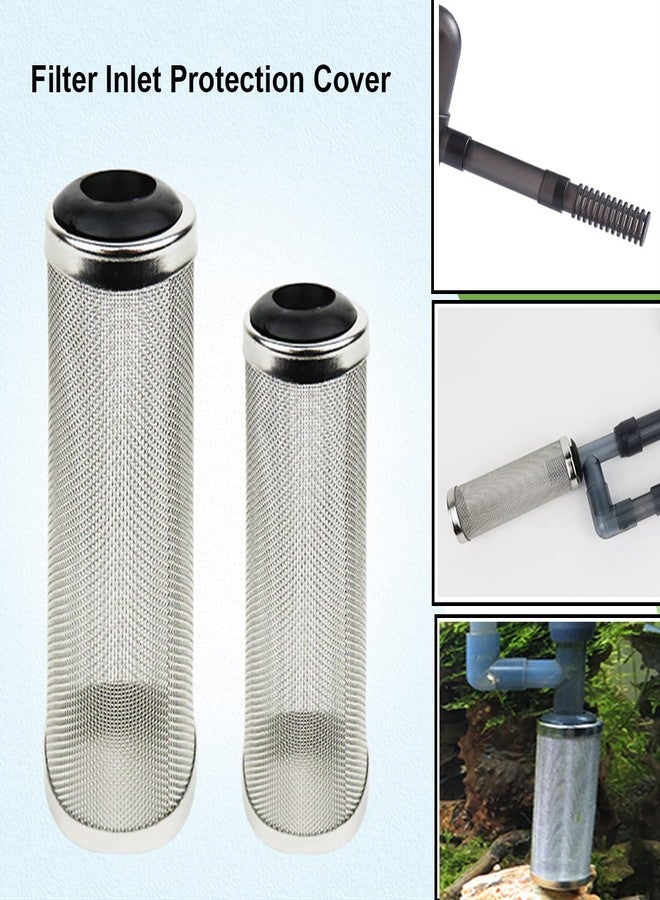 Bilindasly 16mm Stainless Steel Aquarium Inflow Inlet Filter Aquarium Filter Intake Cover Fish Shrimp Mesh Net Filter Guard Fish Tank Intake Strainer Cover - Image 3